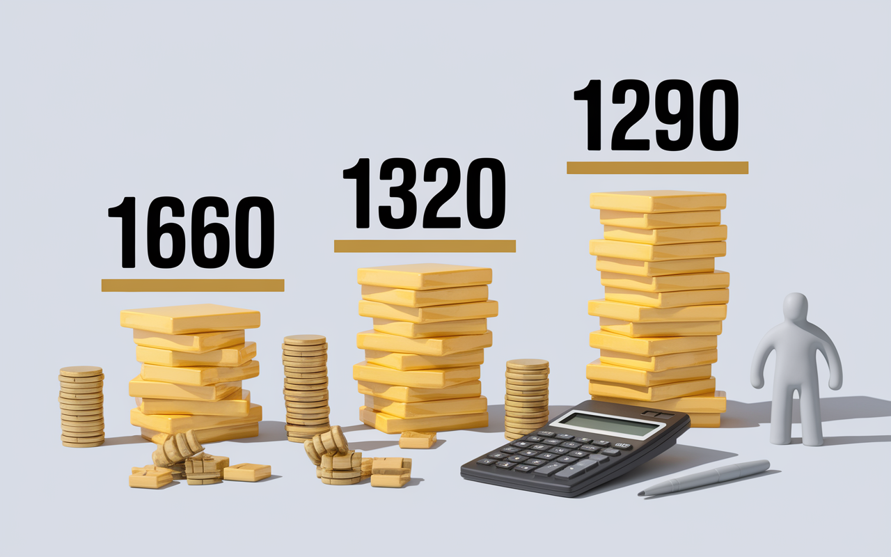 graphique 1660 brut en net comparaison