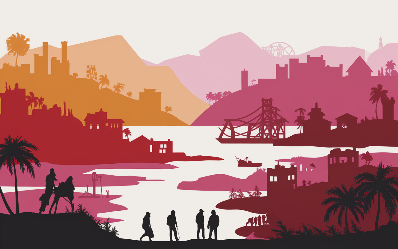 illustration panorama villes incontournables du Chili