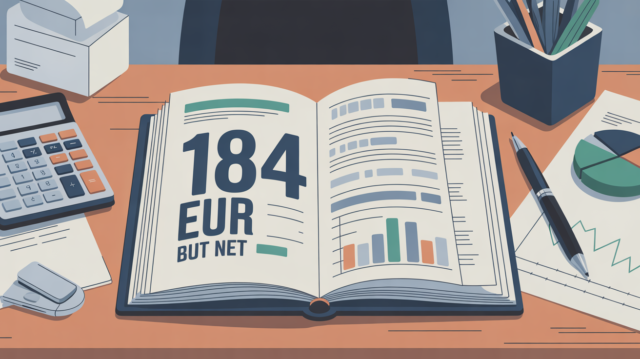 fiche de paie 1841 brut en net sur bureau moderne
