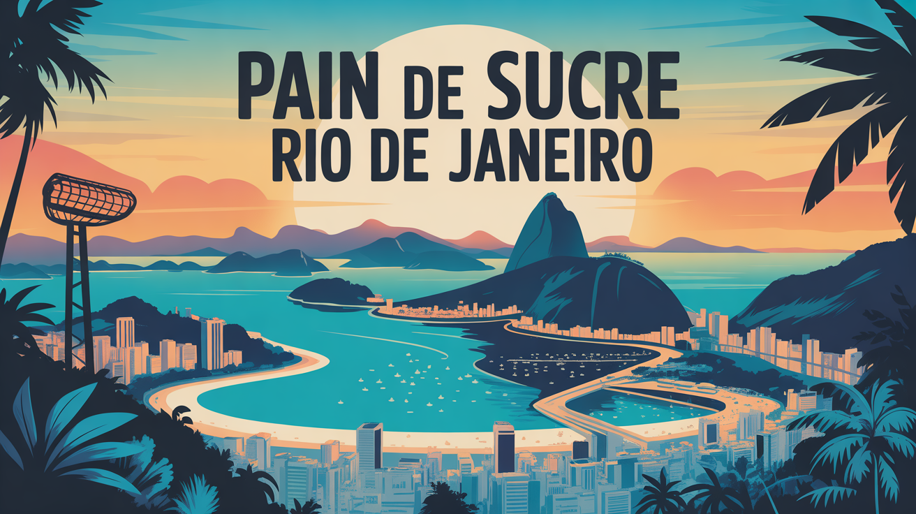 Pain de Sucre dominant Rio, plage et téléphérique