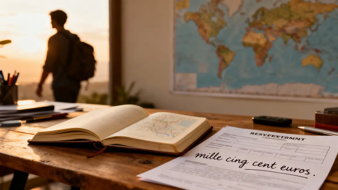 Fiche voyage carnet mille cinq cent euros lettres