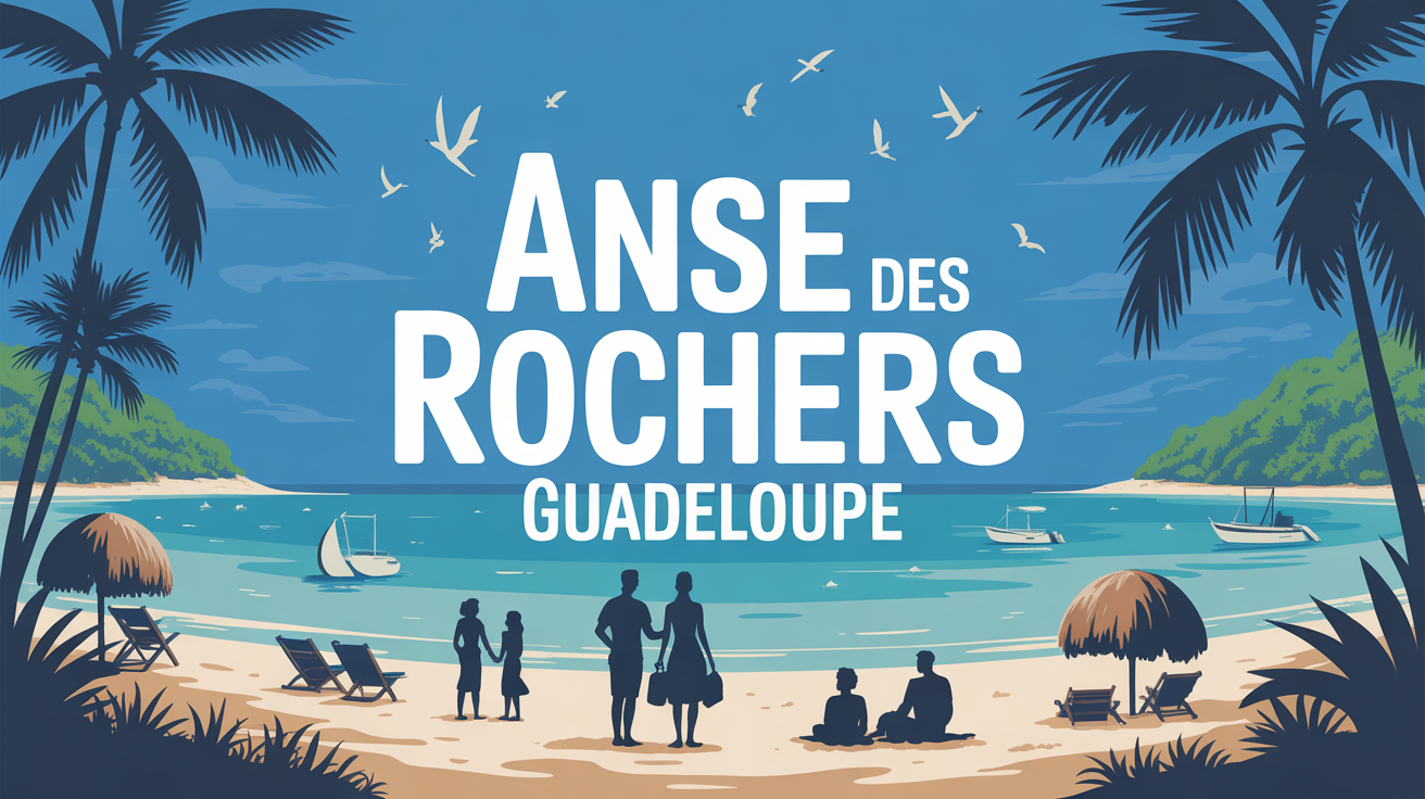 anse des rochers plage sable blanc cocotiers