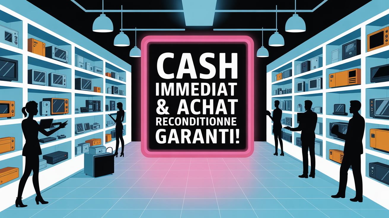 cash express magasin moderne high-tech electromenager