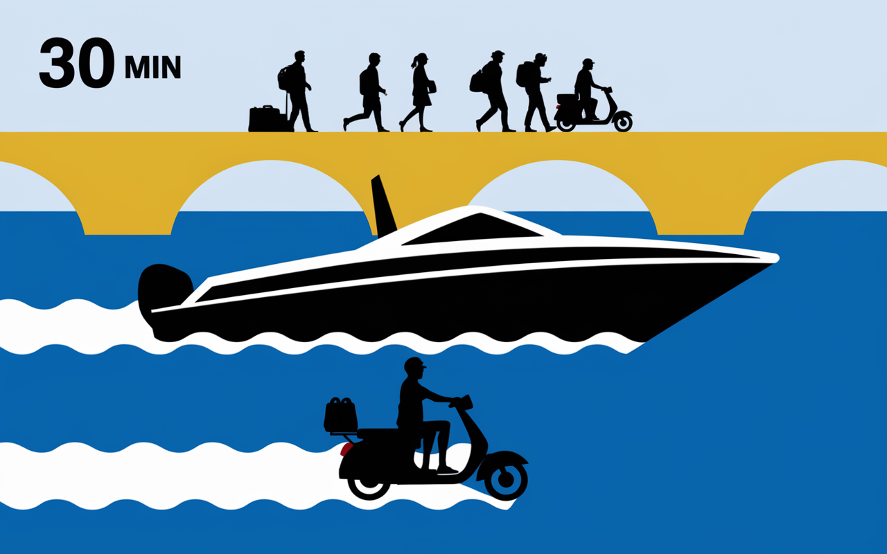 ceningan lembongan transfert speed boat 30 minutes