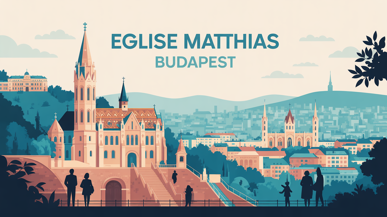 Église Notre-Dame-de-l'Assomption de Budavár vue sur Budapest