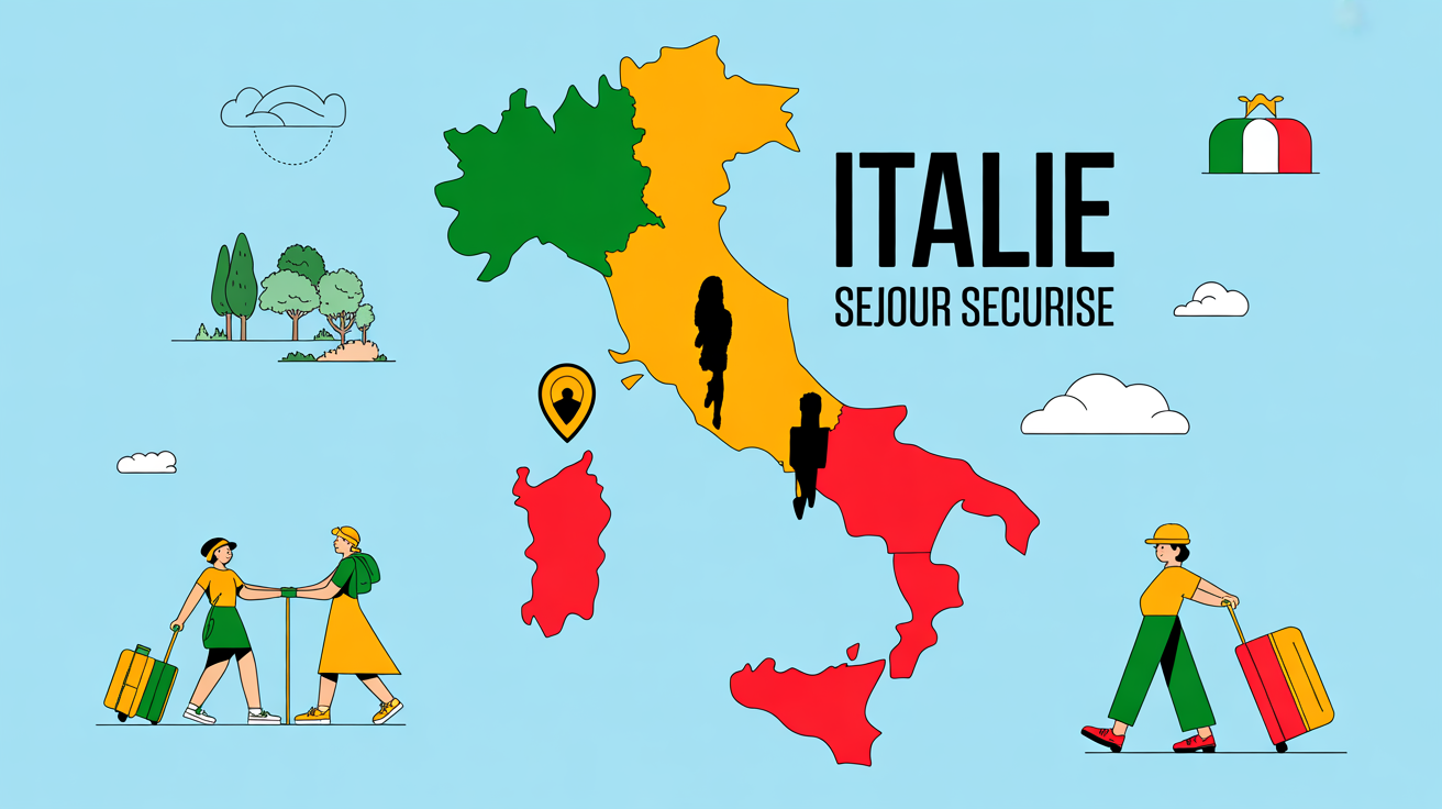 carte italie zones securite endroit a eviter en italie