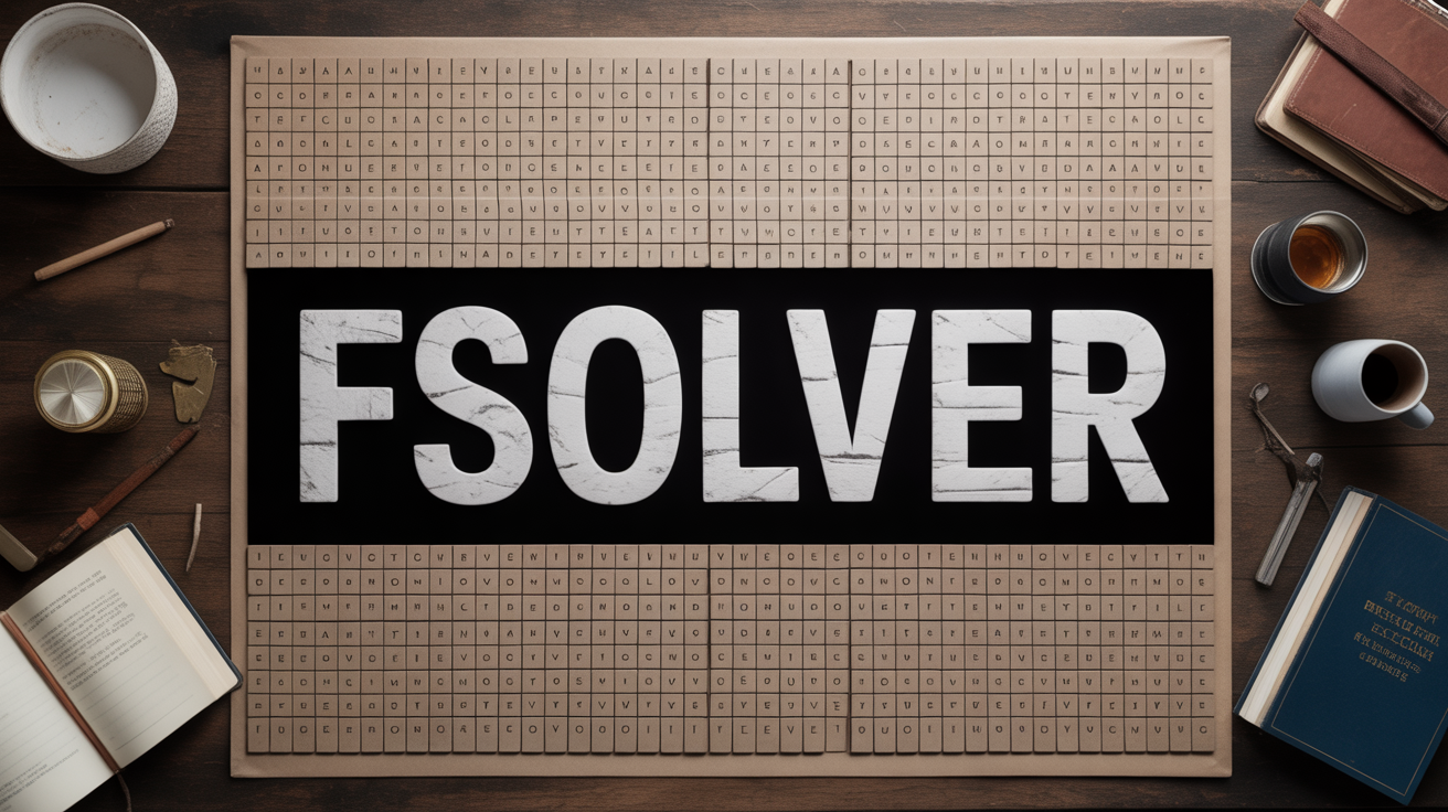 fsolver grille mots croises vue dessus