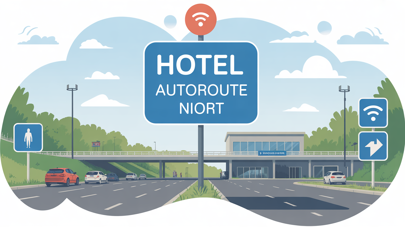 hotel niort autoroute avec parking et wifi