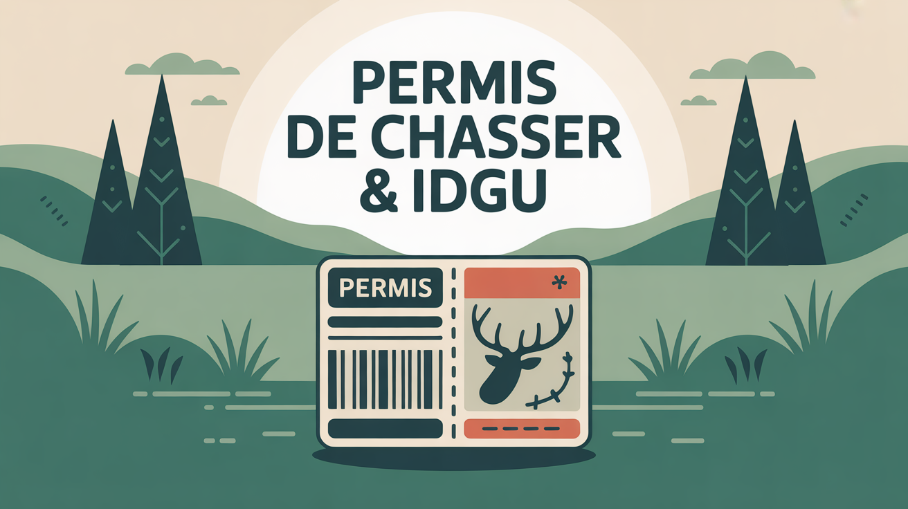 idgu permis de chasser fond vert administratif