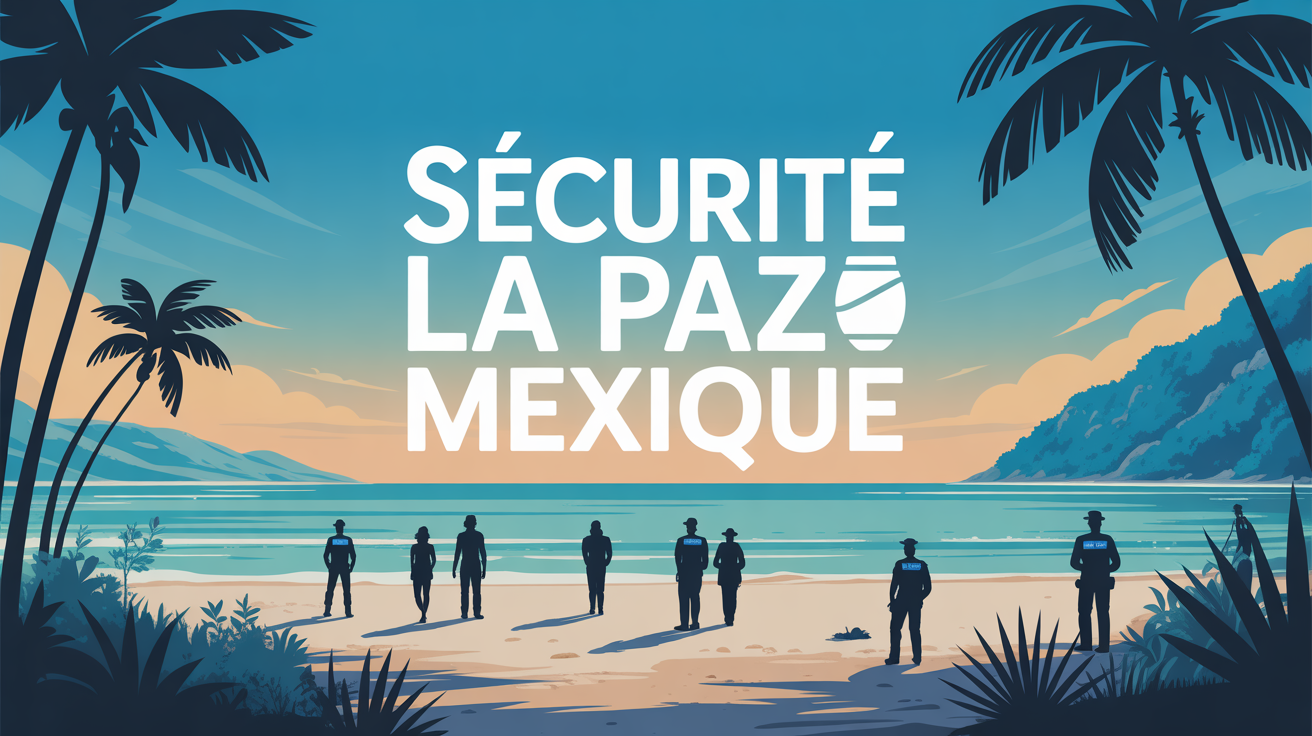 la paz mexique dangereux illustration plage securite