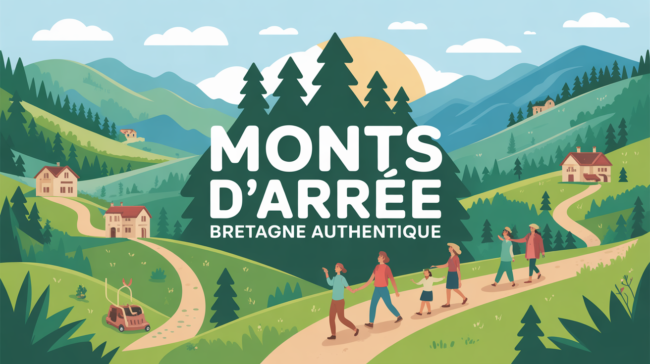 Illustration des plus beaux villages des monts d’arrée en Bretagne