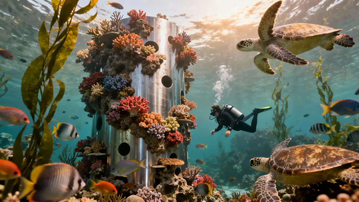 BioRock coraux Pemuteran ecotourisme sous-marin Bali