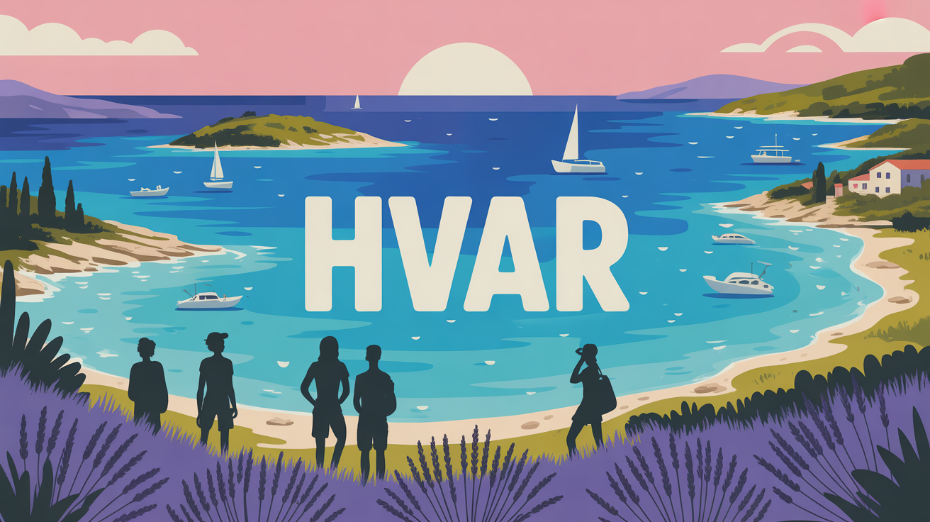 que faire à hvar illustration ile