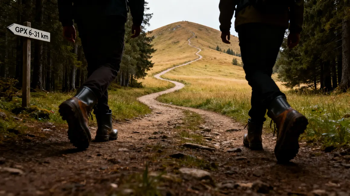Sentier randonnée GPX La Lloraza randonneurs Asturies