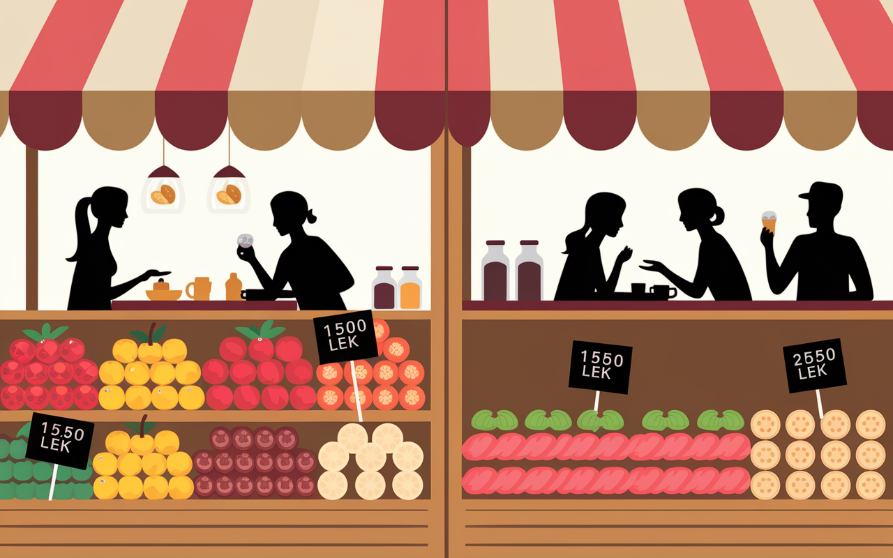 visiter tirana en 1 jour marché pause café